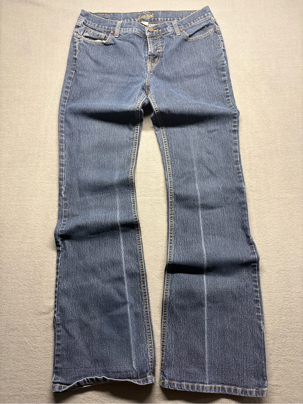 Vintage Y2K Grane Embroidered Bootcut Jeans